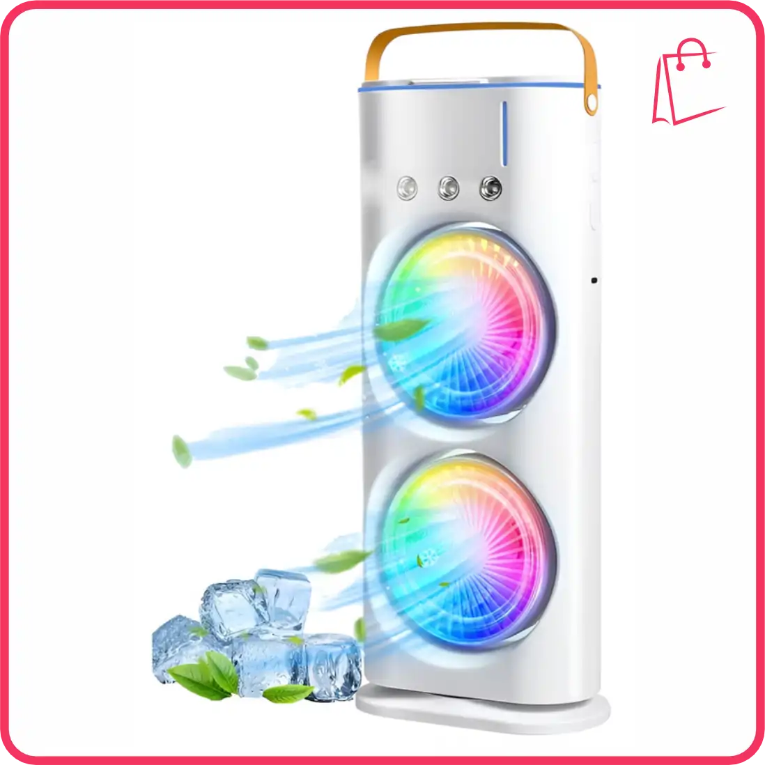 VENTILADOR DOBLE SMART DE AIRE FRIO