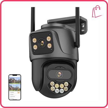 CAMARA DE SEGURIDAD DOBLE LENTE